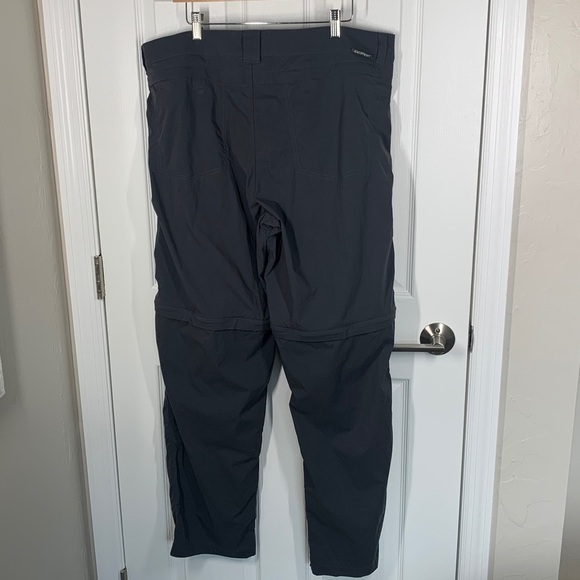 Ex Officio outdoor insect repellant pants dark charcoal gray waist size 38 - Picture 3 of 16